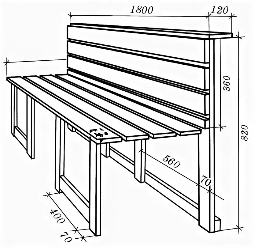 Пологи в бане своими руками чертежи Изготовление откидной скамьи . Большой справочник столяра Все виды столярно-плот