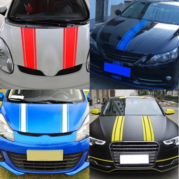 Полосы на машине тюнинг 183cmx8cm vinyl pinstripe decals sticker decoration racing stripe Sale - Banggoo