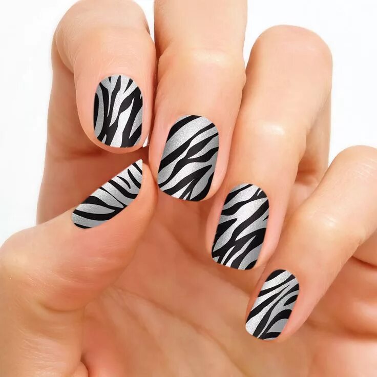 Полосы на ногтях фото Product FDS435 Serengeti Stripes Go on an adventure with this exotic zebra print