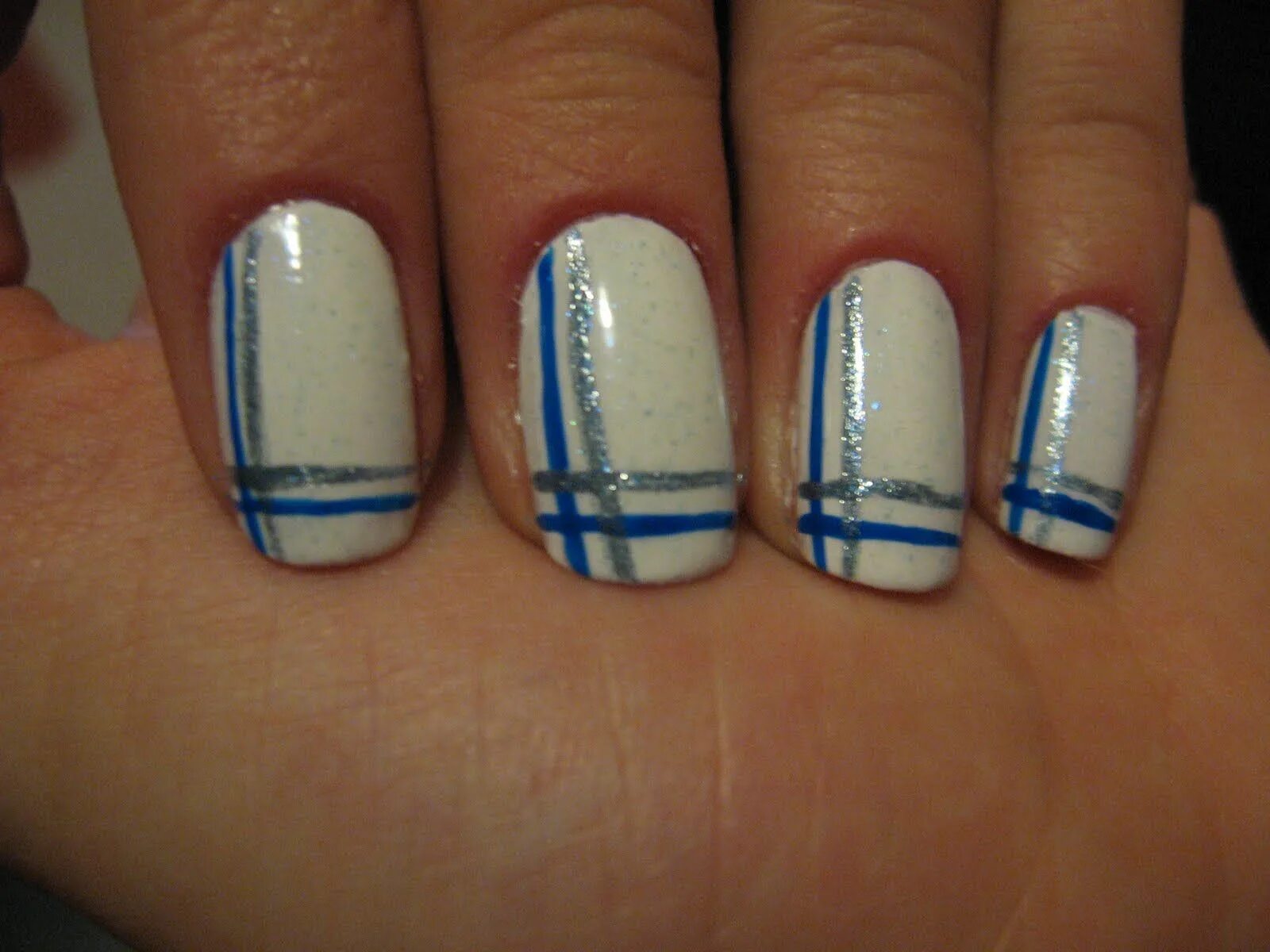 Полосы на ногтях фото Nail Designs Lines Easy#* Simple nails, Simple nail art designs, Plaid nails