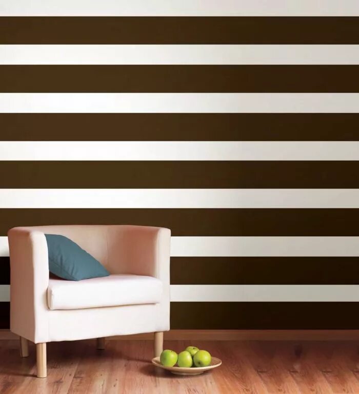 Полосы на стене декор 77 farbenfrohe Wandmuster für die kreative Wandgestaltung Striped wall, Contempo