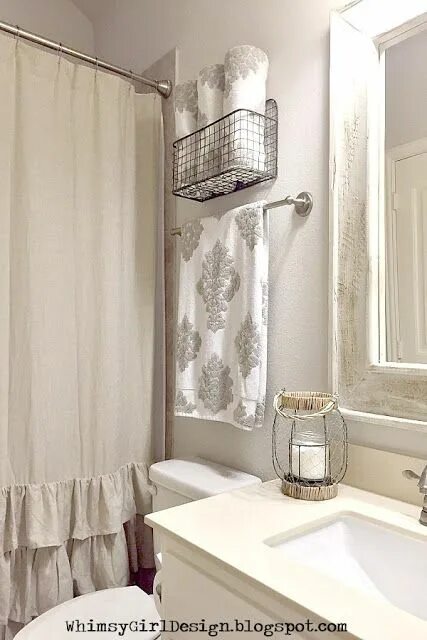 Полотенце в ванной комнате фото Styling Tips: Decorative Solutions for Towel Storage Bathroom towel storage, Diy