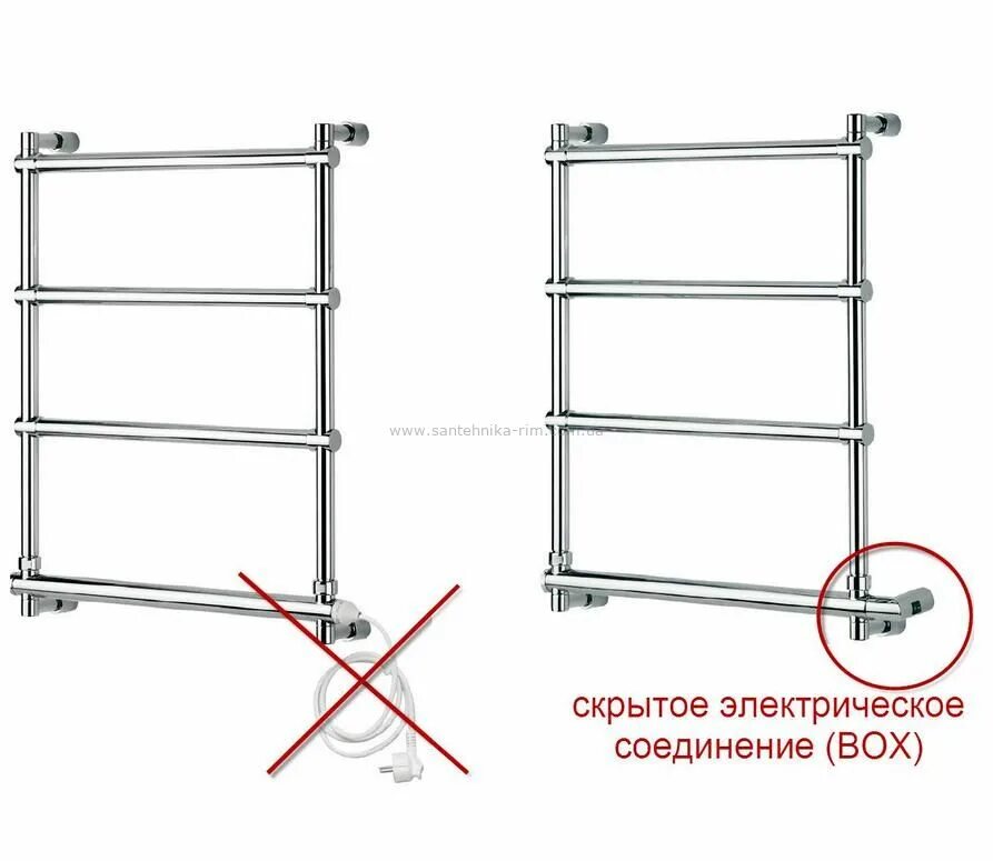 Полотенцесушитель без подключения Электрический полотенцесушитель способы подключения