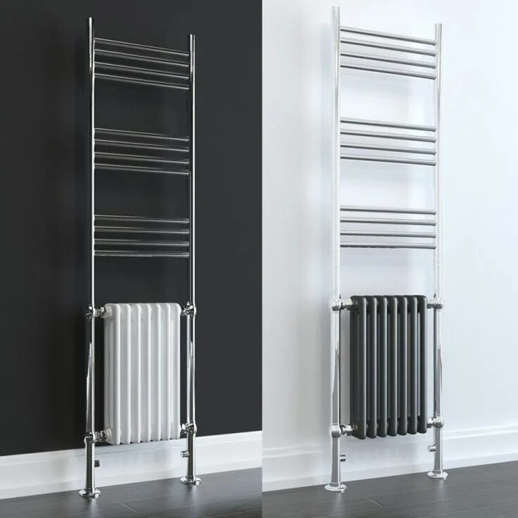 Полотенцесушитель для ванной с нижним подключением DUKE ELEMENTS Traditional Victorian Heated Towel Rail / Radiator - Central Heati