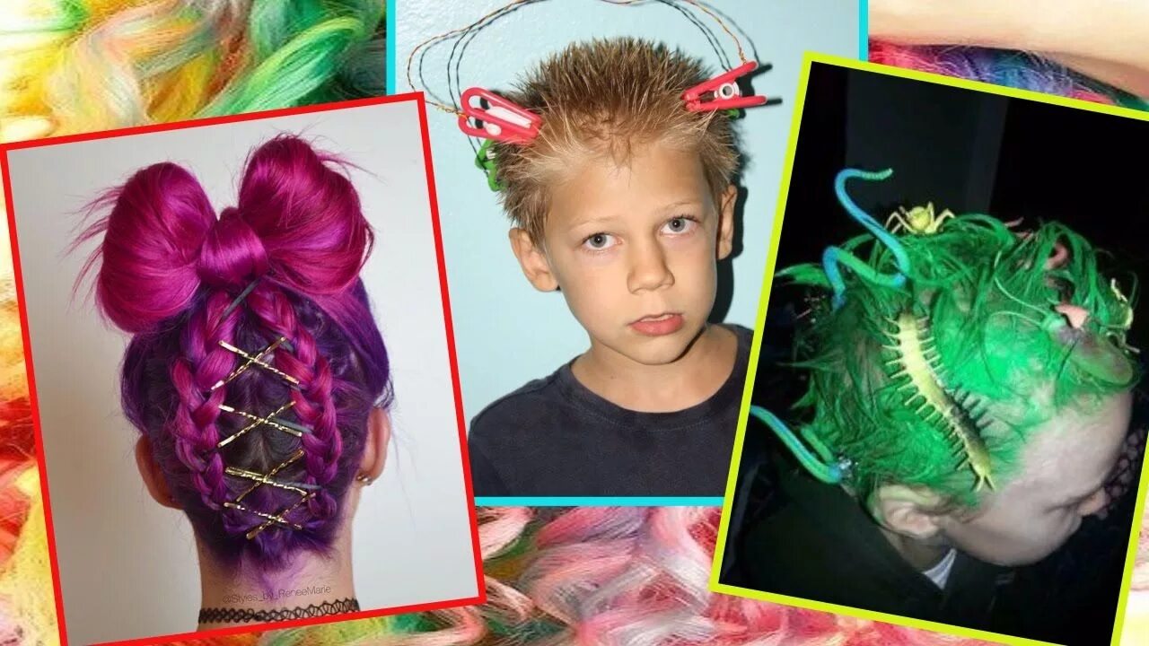 Положение о конкурсе необычных причесок в школе 30 Ideas for Crazy Hair Day at School for Girls and Boys CrazyHair ♀ ️Day ♀ ️for S