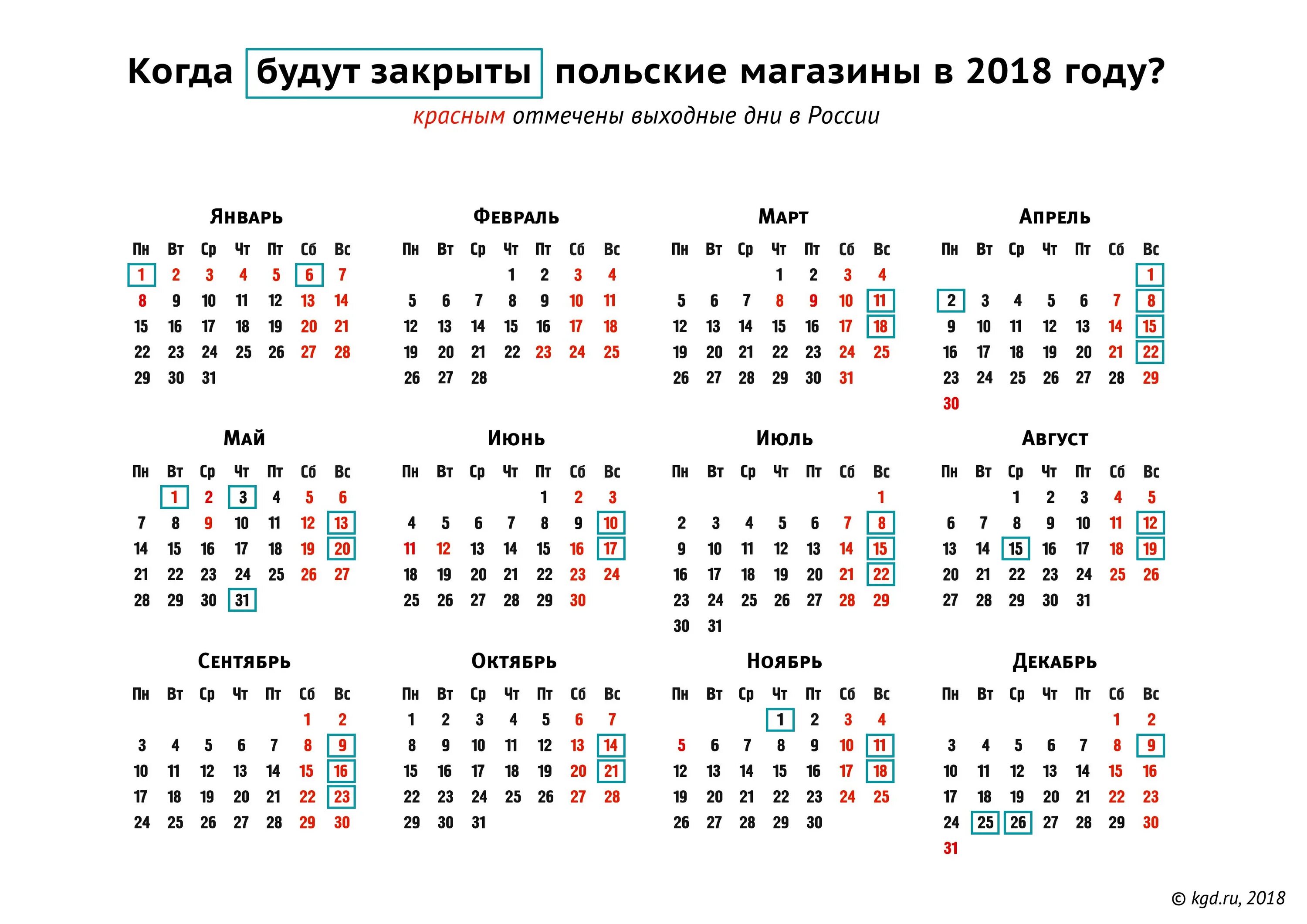 Польша календарь выходных 23 дня в году": что нужно знать о запрете торговли по воскресеньям в Польше