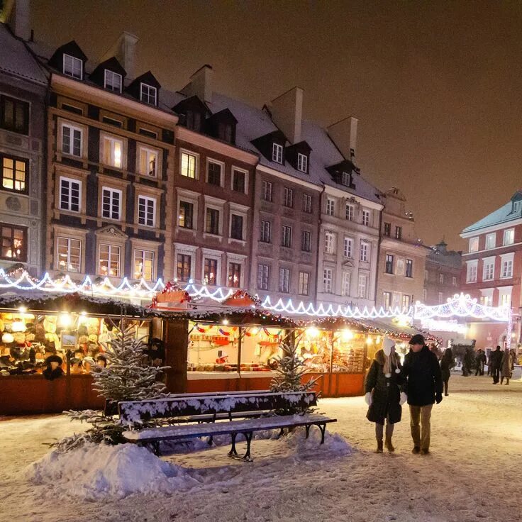 Польша сегодня фото Christmas Market in the Old Town Square Poland vacation, Christmas in germany, W