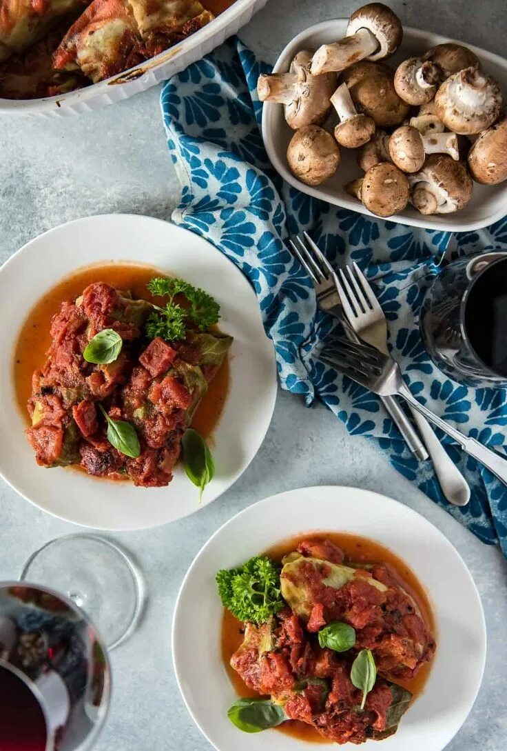 Польские блюда фото Polish Stuffed Cabbage Rolls Recipe