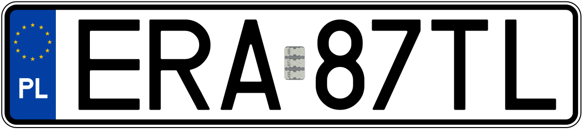 Польские номера фото File:PL-number-plate-2006.svg - Wikimedia Commons