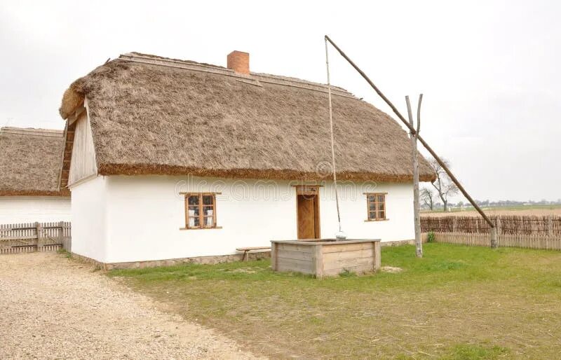 Польские села фото Old house - polish village stock photo. Image of traditional - 59929132