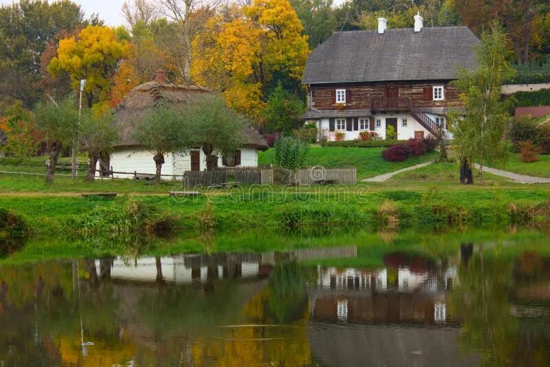 Польские села фото Polish village stock photo. Image of gold, branch, outdoors - 26759656