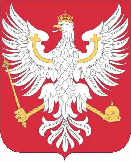 Польский герб фото Wilk Krzyżanowski - Google+ Coat of arms, European flags, Bird illustration