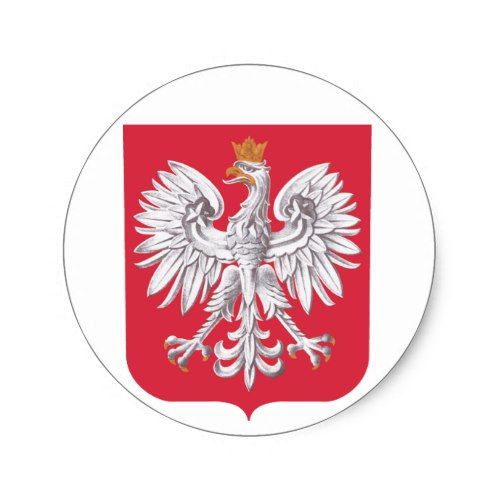 Польский герб фото Poland Coat of Arms Sticker in 2019 Nail polish bottles, Stickers, Custom sticke