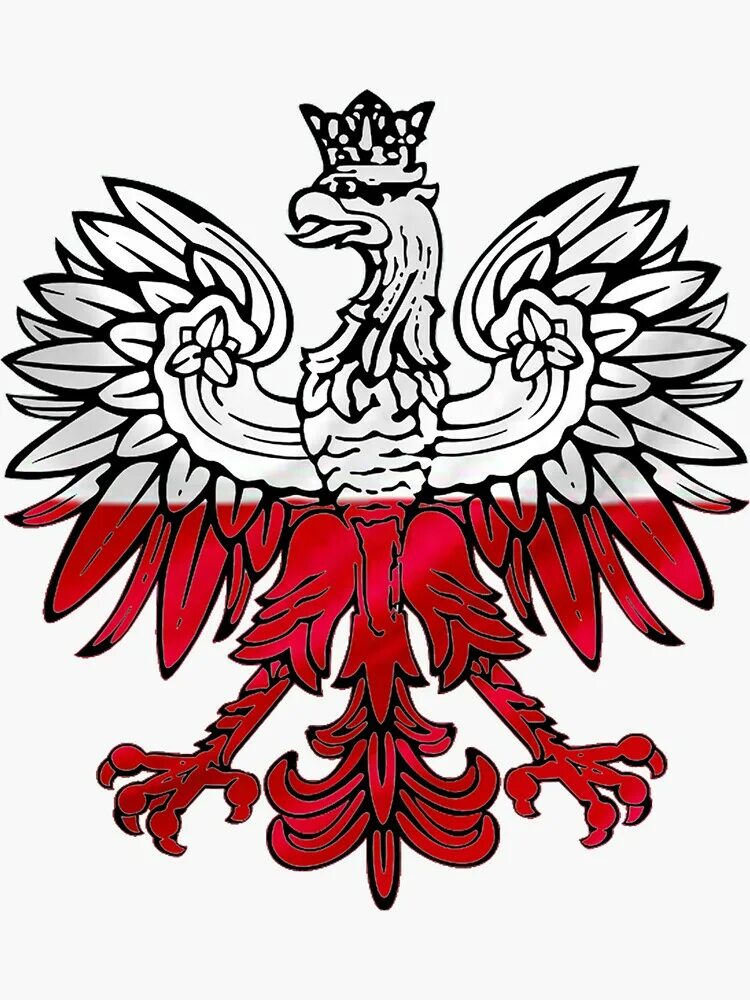 Польский герб фото "polish eagle " Sticker for Sale by BohemianDesignz Redbubble