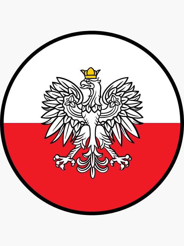 Польский герб фото "Polish coat of arms 5" Sticker by Seb-Sk93 Redbubble