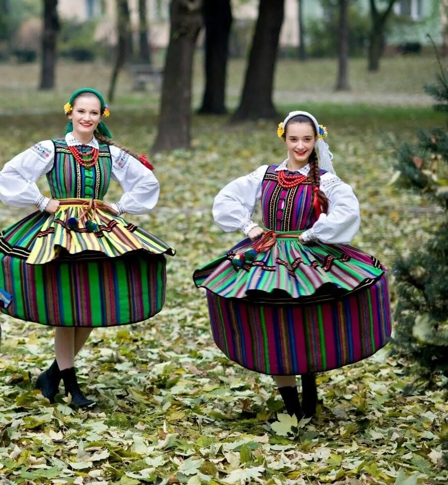 Польский национальный костюм женский фото Regional costumes from Opoczno, Poland. - Polish Folk Costumes / Polskie stroje 