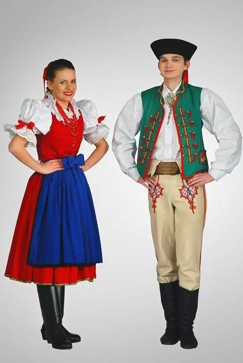 Польский национальный костюм женский фото FolkCostume&Embroidery: August 2018 Folk dresses, Folk clothing, Costume outfits