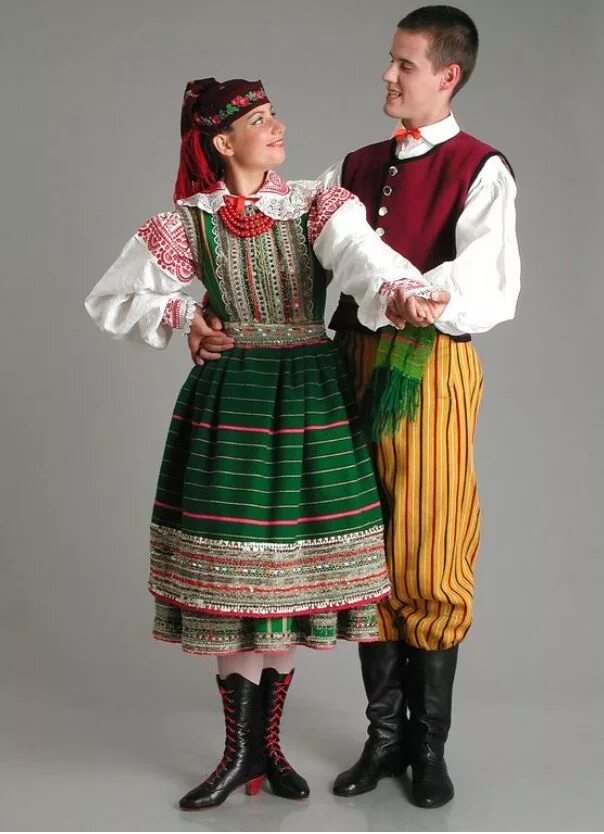 Польский национальный костюм женский фото Pin by Josie Linda Toth on Polish Costume: Masovia (Warsaw, Lowicz, Kowicz, Kurp