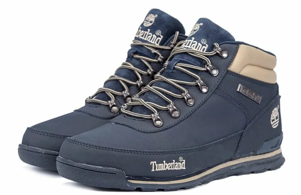 Полуботинки мужские зимние стиль timberland merrell columbia Мужские зимние ботинки Timberland Euro Sprint Blue размер 40 - купить в Санкт-Пе