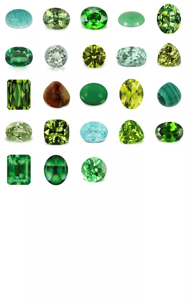 Полудрагоценные камни зеленого цвета фото Couleurs des pierres précieuses et fines Juwelo Gemstones, Gemstones chart, Gree