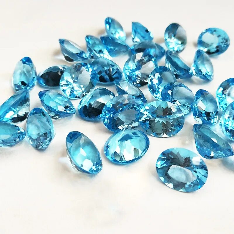 Aquamarine Tumbled Stone Crystals, Gemstones, Minerals and gemstones