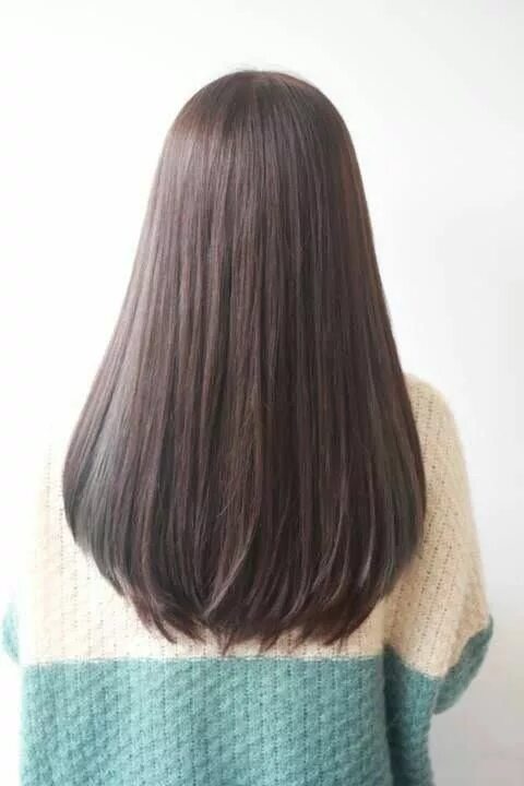 Полукруг на средние волосы фото Pin by Trà My on Hair Long hair styles, Long hair cuts, Medium hair styles