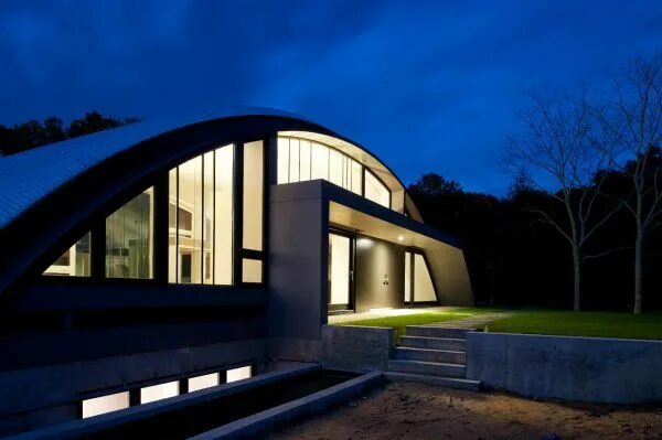 Полукруглая крыша фото Architectural Wonders: 12 Curved Roof Buildings That Will Blow Your Mind Quonset