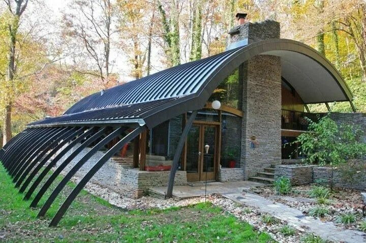 Полукруглая крыша фото quonset hut house quonset hut dream house Quonset hut homes, Quonset homes, Hous