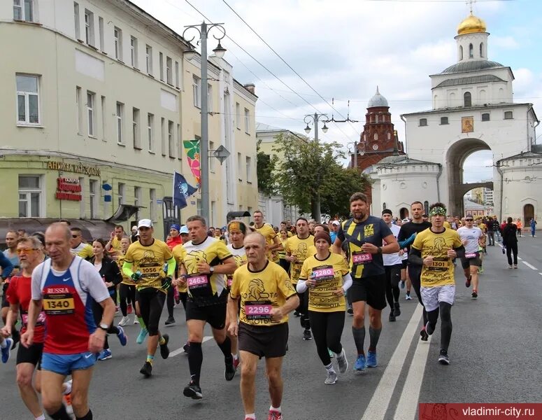 Полумарафон золотые ворота фото На Театральной площади Владимира наградили победителей полумарафона "Золотые вор