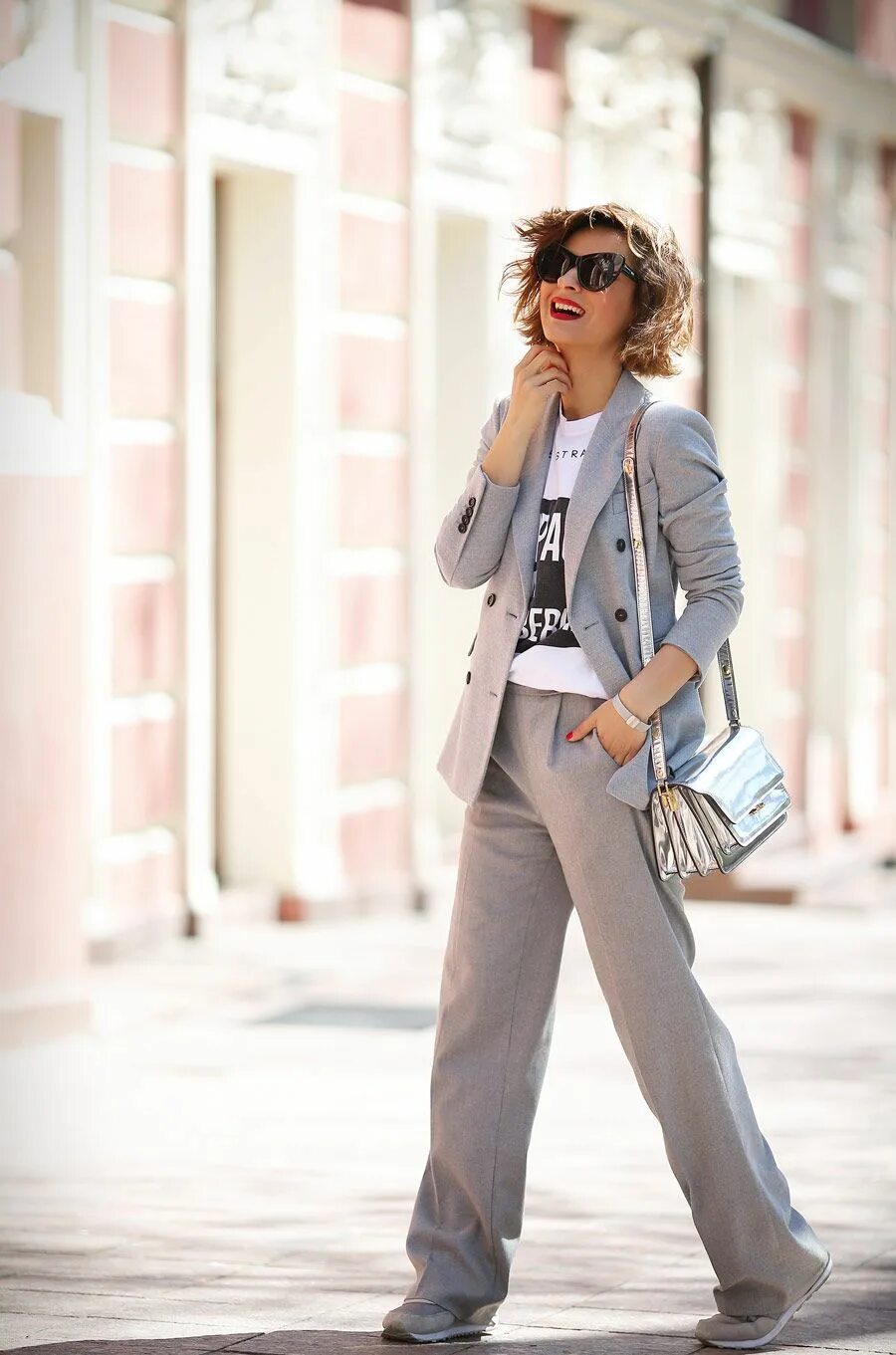 Полуофициальный стиль женский grey_blazer_work_wear Womens fashion casual work, Fashion, Fashion for women ove