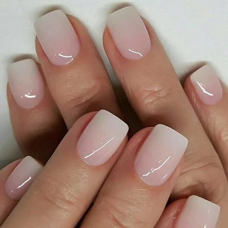 Полупрозрачный маникюр на короткие квадратные ногти Amazon.com: Artificial Nails