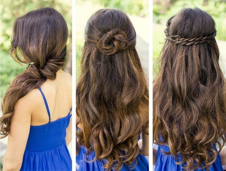 Полураспущенная прическа на длинные волосы Practical Ponytail and Long hairstyles for every day-20 Ideas Langhaarfrisuren, 