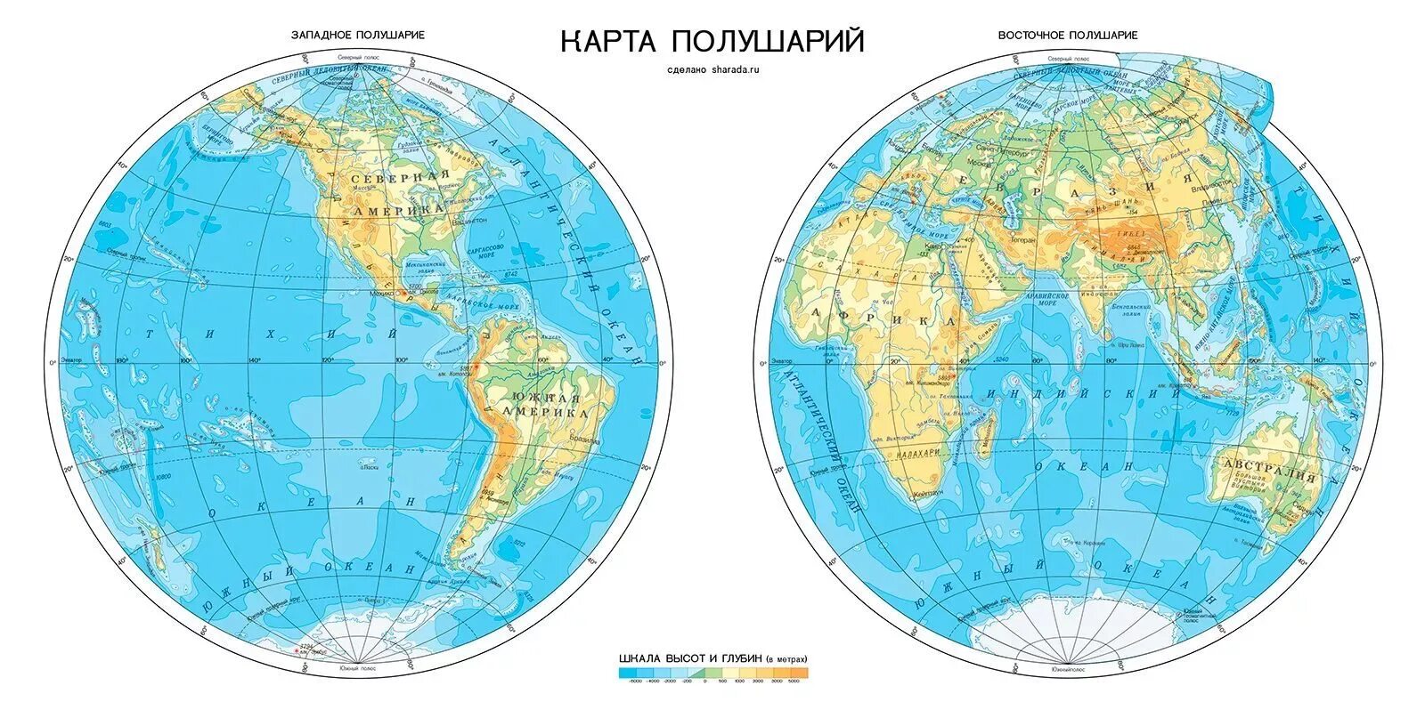 Полушария земли фото L1-086 "Карта полушарий мира" DivinoDecor Фотопанно карта/голубые 200х100см. куп