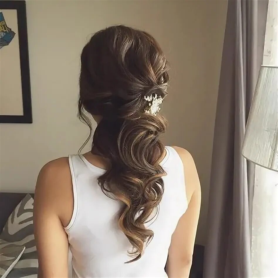 Полусобранная прическа на длинные 10 популярных идей на тему "maid of honour hairstyles" для вдохновения