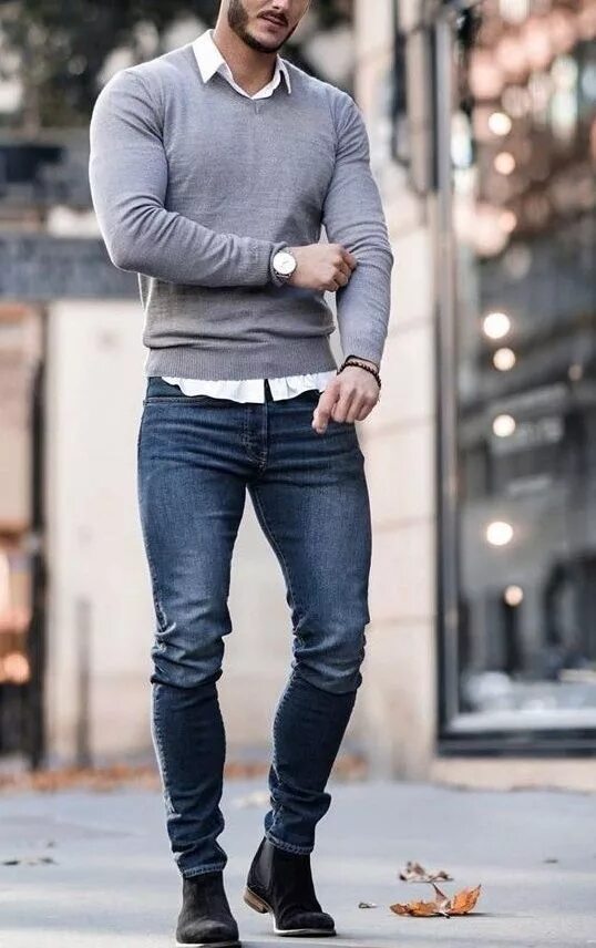 Полуспортивный мужской стиль Outfit casual para cualquier día de la semana. Best casual shirts, Mens outfits,