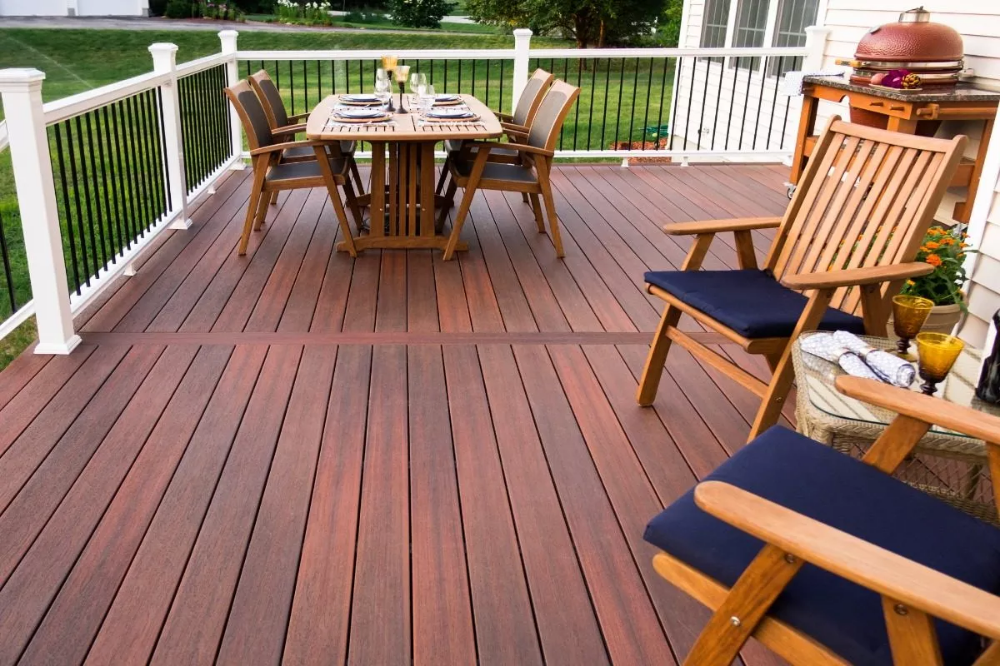 Полы на улице фото Deck Wpc Simil Madera Cero Mantenimiento X1m2 No Es Pvc Building a deck, Diy dec