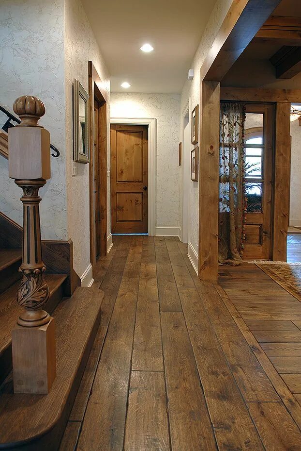 Полы в деревянном доме фото дизайн Signature Hardwoods Glen Ellyn Residence Victorian Collection Vintage French Oak