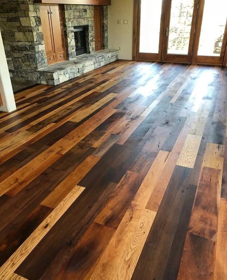 Полы в доме варианты фото Reclaimed Hardwood Flooring by Reclaimed DesignWorks Hardwood floors, Flooring, 