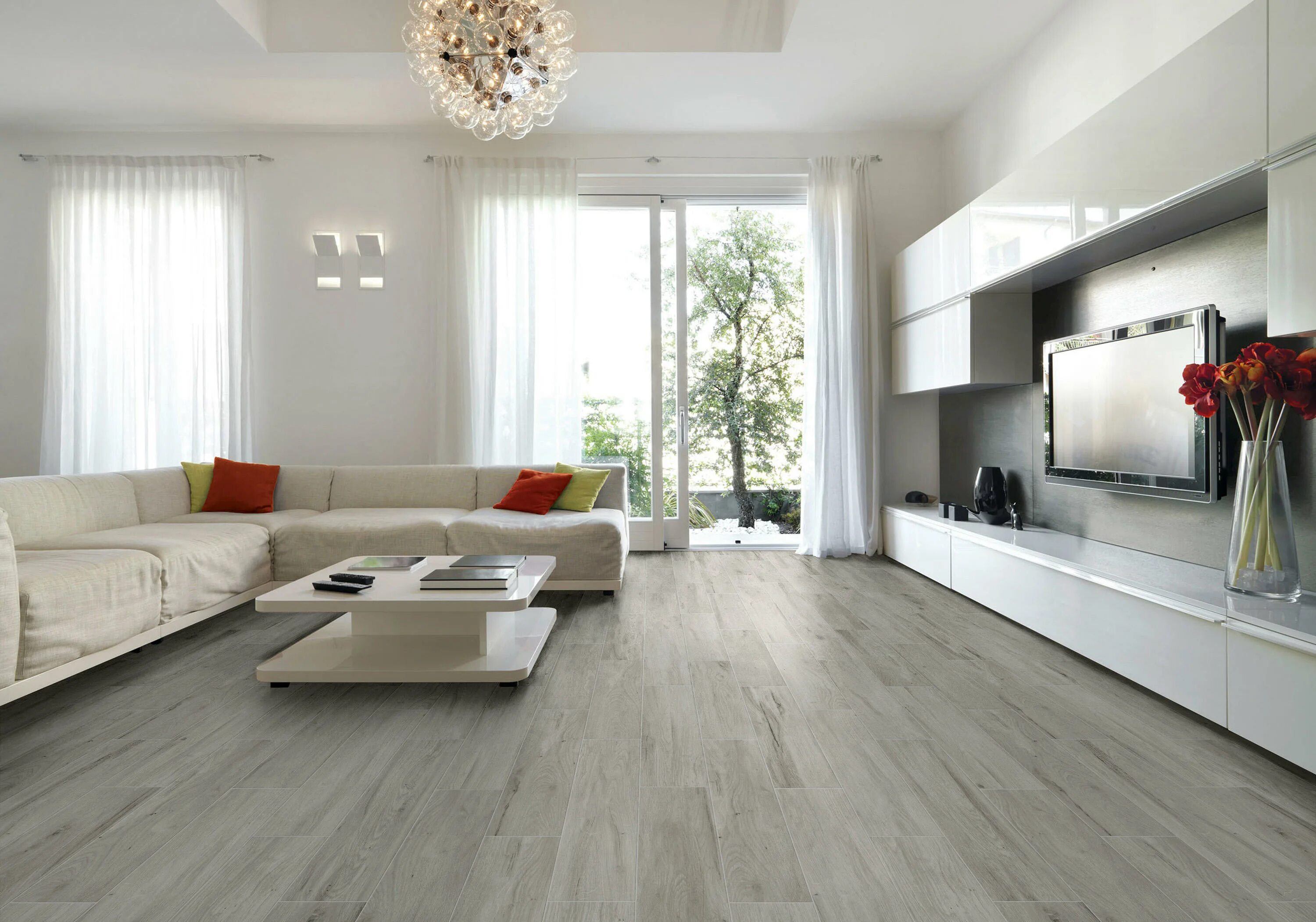 Полы в интерьере гостиной фото VISUAL MIELE - Ceramic tiles from Rondine Architonic