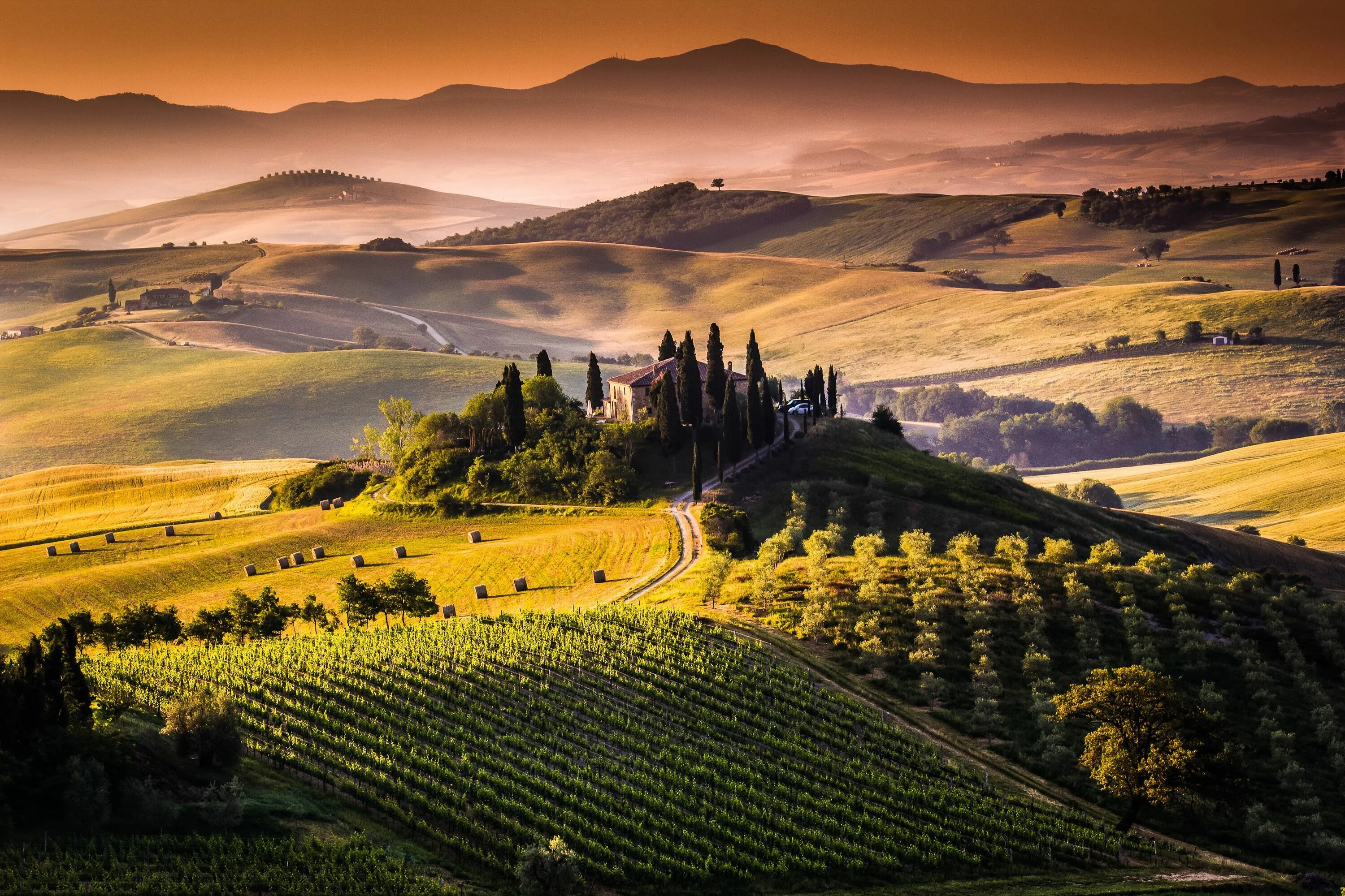 Поля италии фото Val d`Orcia, Tuscany, Italy. Tuscany landscape, Places to travel, Beautiful plac