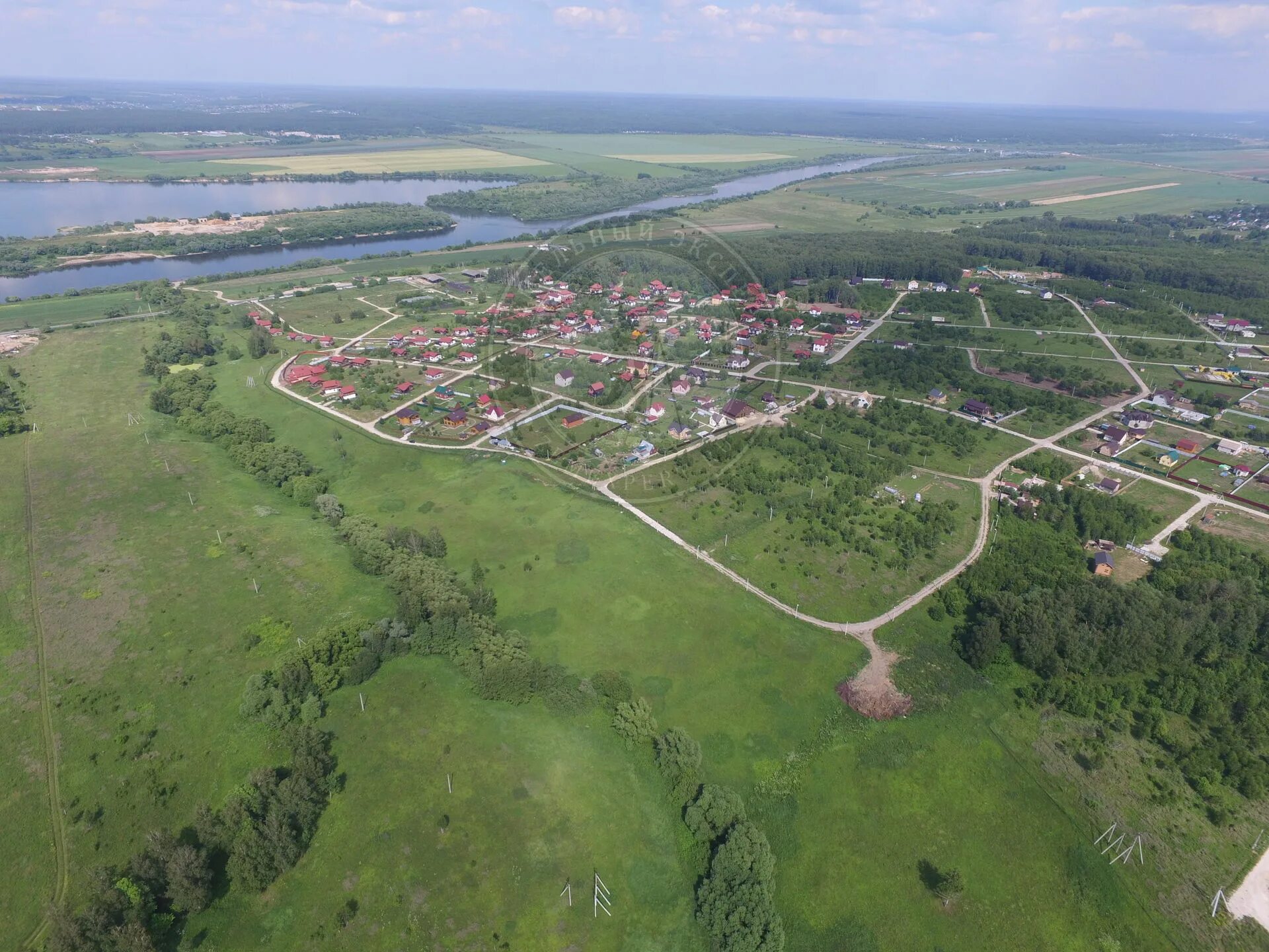 Поляна московская область серпуховский район фото Дачный поселок Заокская долина Цены Акции