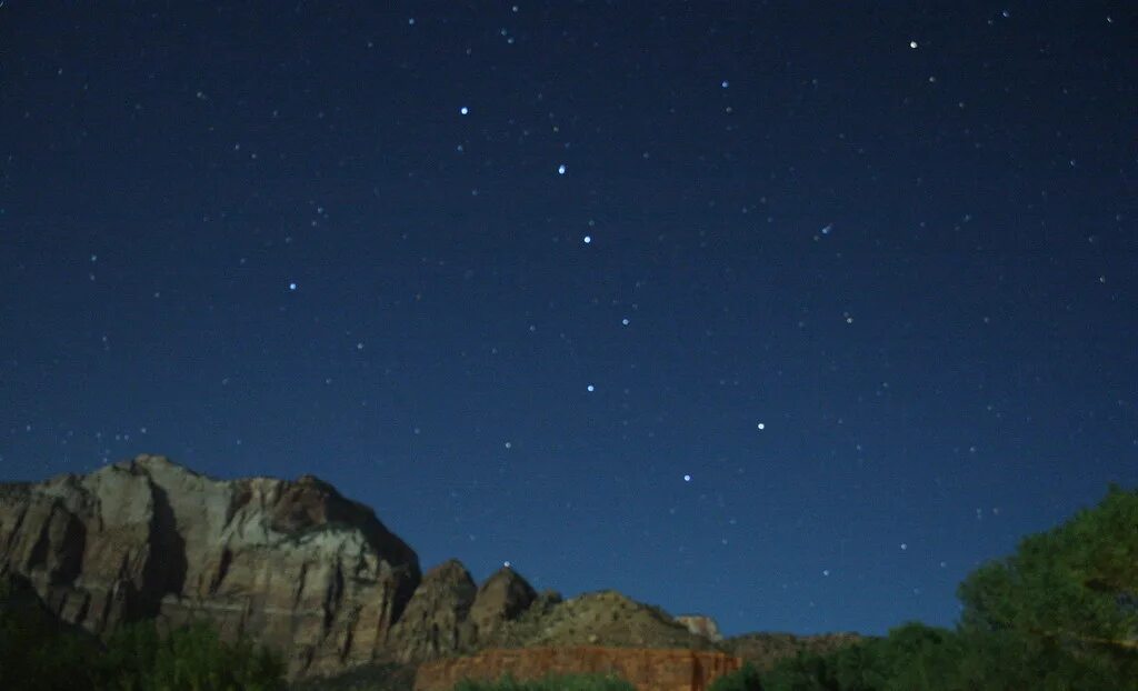 Полярная звезда на небе фото Big Dipper Constellation This Photo was taken at Zion Nati. Flickr
