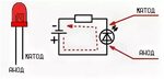 Полярность подключения лампочки Правильная полярность подключения светодиода