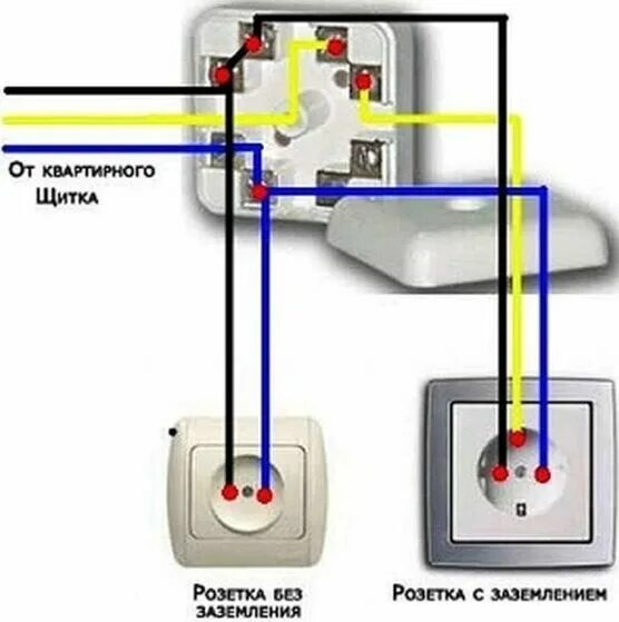 Полярность подключения розетки Как подключить розетку с заземлением: установка +подключение