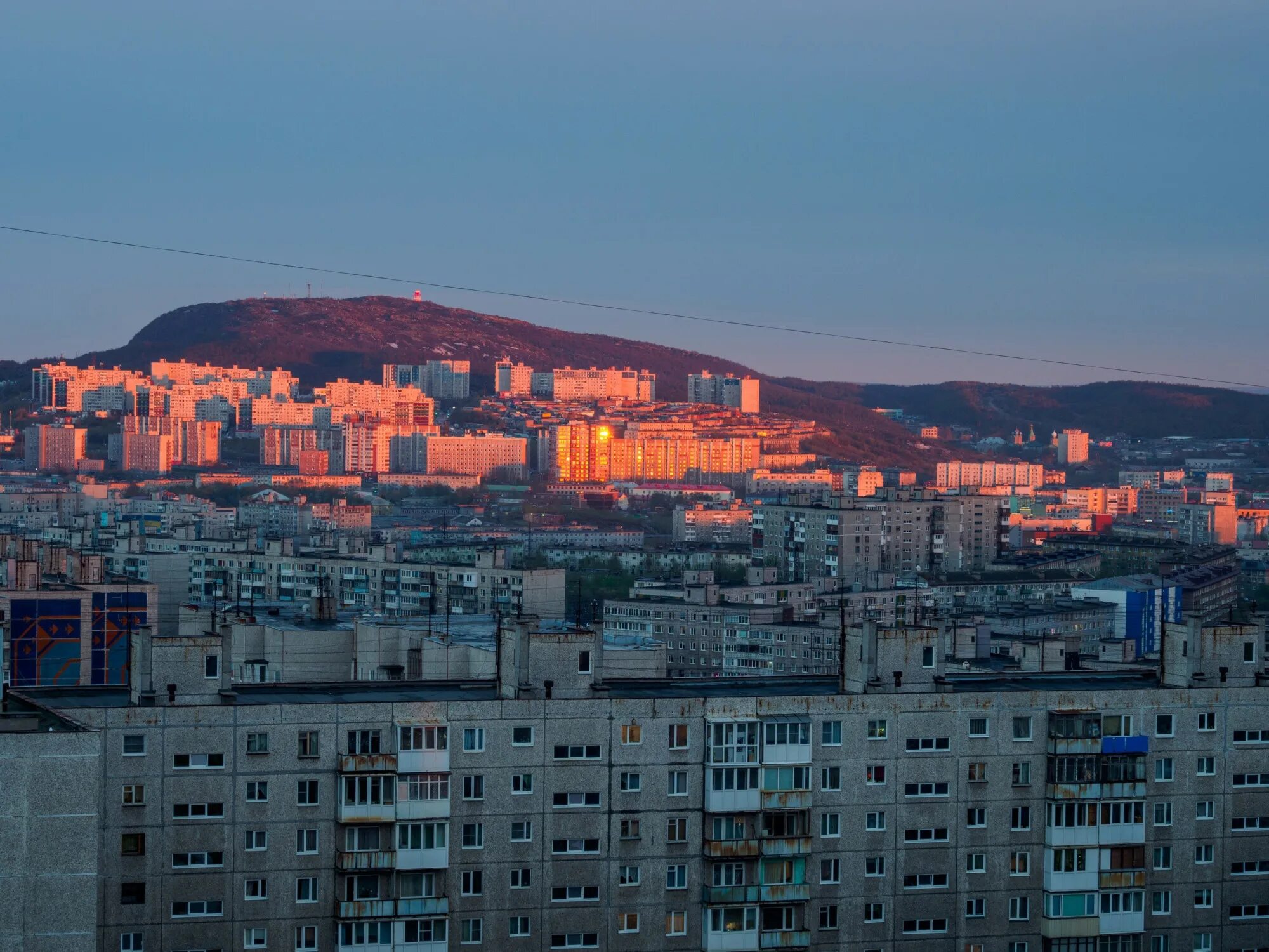 Полярный день в мурманске фото ночью ФОТО ДНЯ: На широте Мурманска начался полярный день