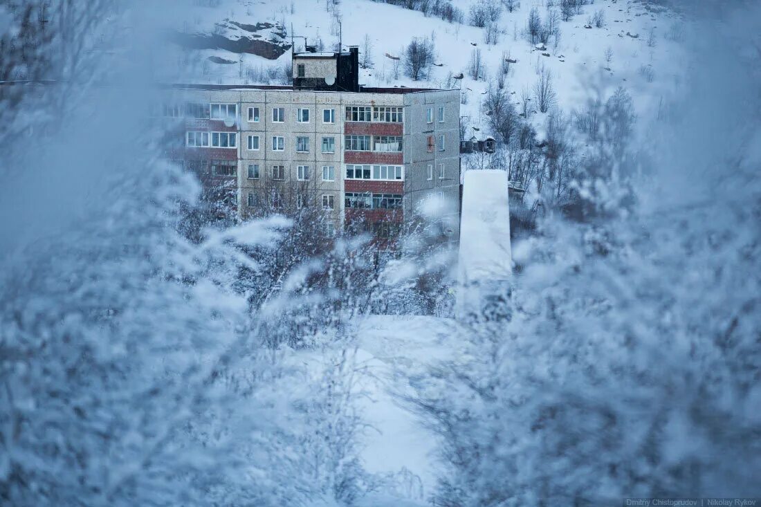 Полярный зимой фото Суровый зимний Мурманск Vostokphotos.ru Дзен