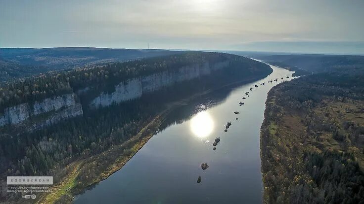 Полюд пермский край красновишерский городской округ фото Пермский край с высоты - Камень Ветлан, Красновишерский район.