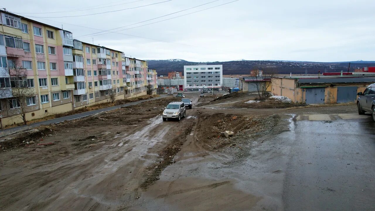 Полюс пролетарская ул 12 магадан фото Проезд от улицы Пролетарской до улицы Комсомольской благоустроят в Магадане (Вид