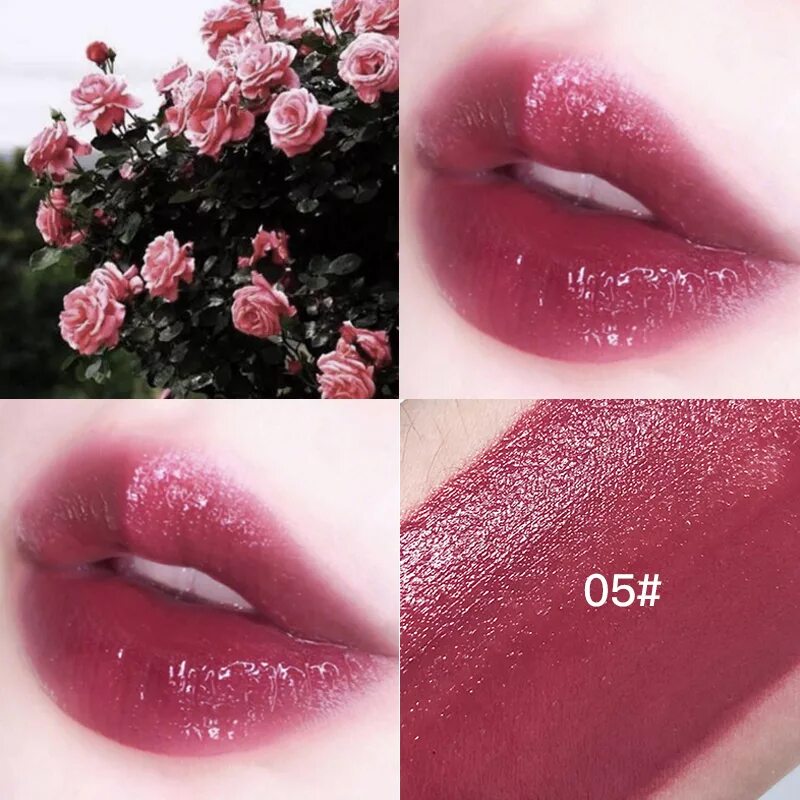 Помада вишня фото 6 Colors Lips Makeup Mirror Surface Lip Gloss Tint Waterproof Matte Liquid Lipst