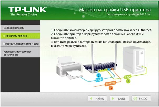 Поменяли роутер как подключить принтер Обзор роутера TP-Link Archer C20